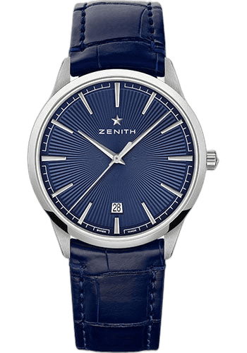 Zenith Elite Steel — Sunray Blue Dial | Ref. 03.3100.670/02.C922