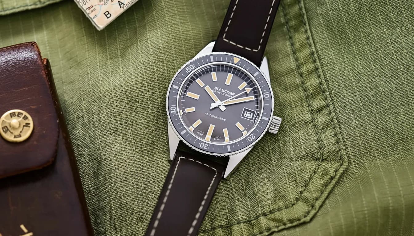 Blancpain Reissues the 1968 Bathyscaphe for the Fifty Fathoms' 70th Anniversary