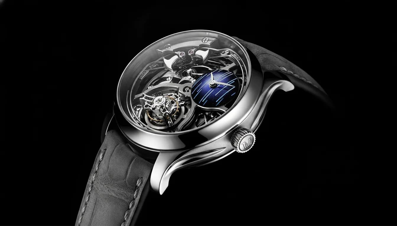H. Moser Cosmic Rain: A Minute Repeater Built to Be Watched, Not Just Heard