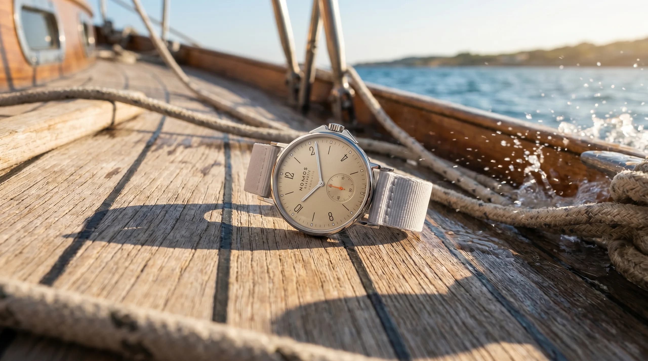 Nomos Put Sky and Sand in the 36.3mm Ahoi Neomatik. That Size Is the Whole Point.