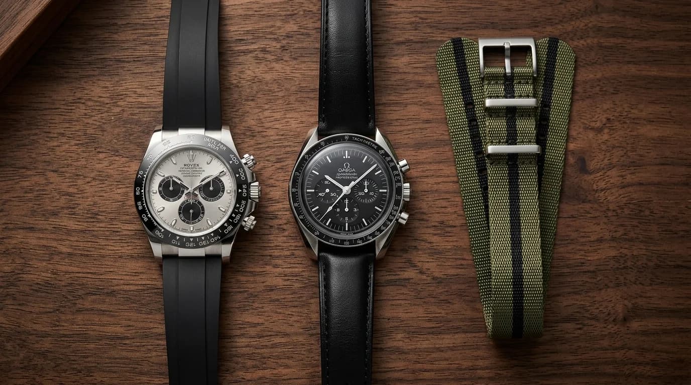 Watch Strap Materials Explained: Leather vs Rubber vs NATO